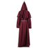 Halloween Costumes Monk Hooded Robe Cloak Cape Friar Medieval Priest Comic Con Party Costumes - menochic
